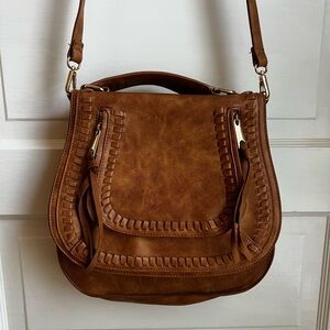 Saddle Bag, Faux Leather